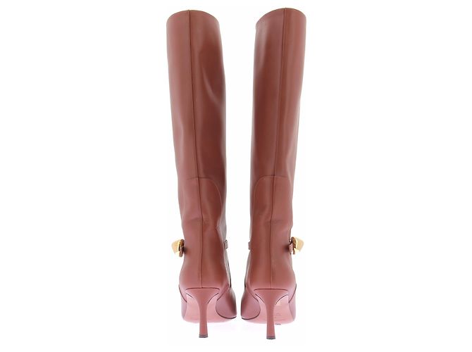 Zimmermann Botas "Harlow 65" camel de cuero Camello - vista 5