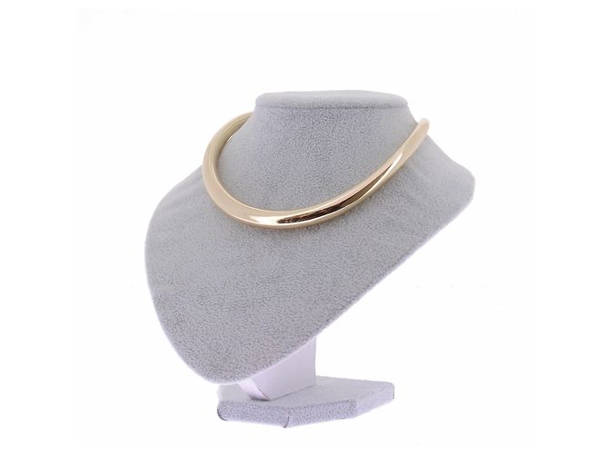 APM Monaco Collana rigida "Bold" dorata - vista 5