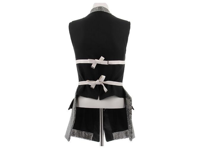 Louis Vuitton Chaleco sin mangas plateado Plata - vista 2