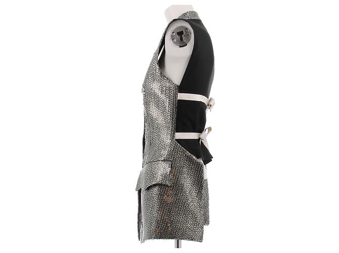 Louis Vuitton Chaleco sin mangas plateado Plata - vista 4