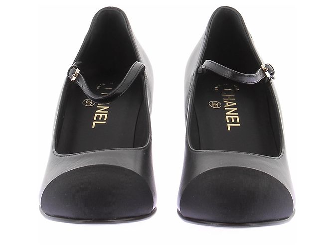 Décolleté Mary Jane Chanel in pelle nera Nero - vista 4