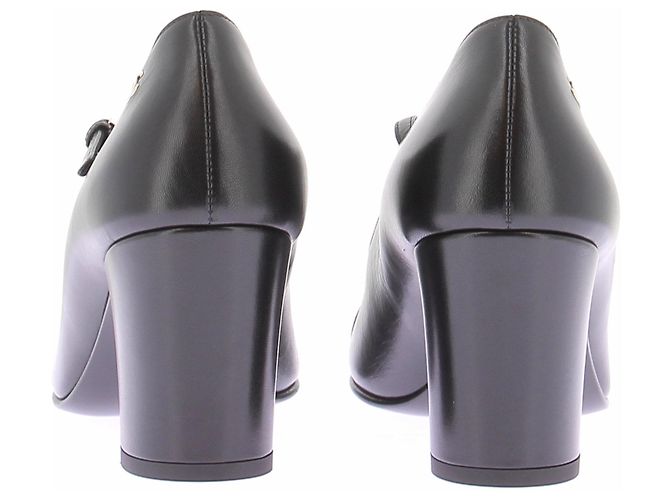 Décolleté Mary Jane Chanel in pelle nera Nero - vista 5