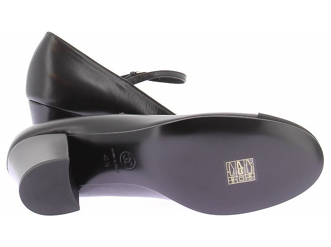 Décolleté Mary Jane Chanel in pelle nera Nero - vista 6