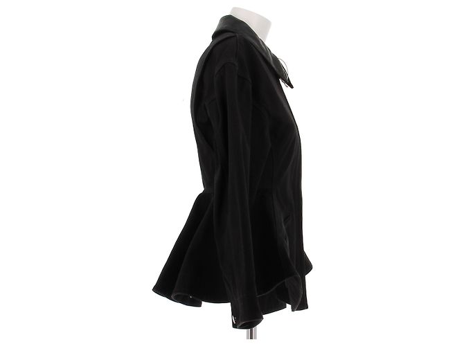 Chaqueta Alexander McQueen de algodón negro Talla 42 - vista 3