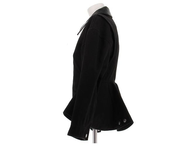 Chaqueta Alexander McQueen de algodón negro Talla 42 - vista 4