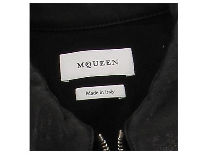 Chaqueta Alexander McQueen de algodón negro Talla 42 - vista 5