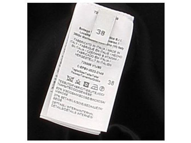 Bottega Veneta Schwarzes langes Kleid - Ansicht 6