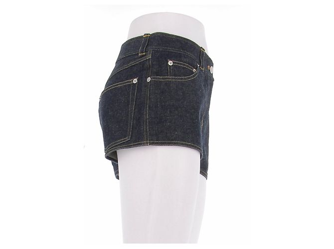 Chanel Short de denim crudo Azul - vista 3