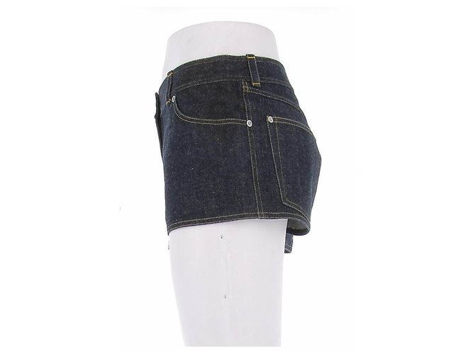 Chanel Short de denim crudo Azul - vista 4