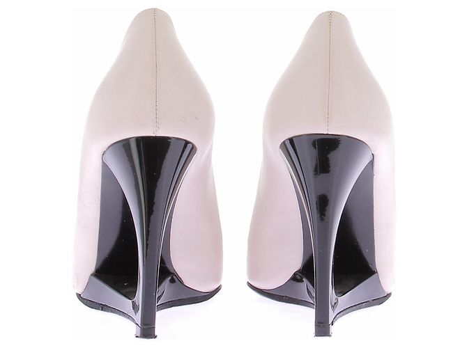 Autre Marque Décolleté bianchi in pelle LES PETITS JOUEURS 38 Bianco - vista 5