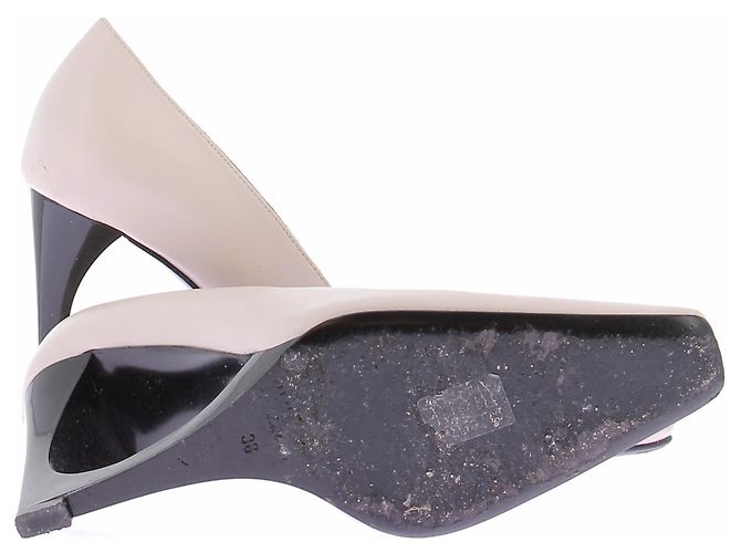 Autre Marque Décolleté bianchi in pelle LES PETITS JOUEURS 38 Bianco - vista 7