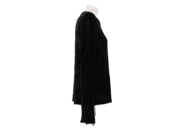 Suéter Courreges de mohair negro - vista 3