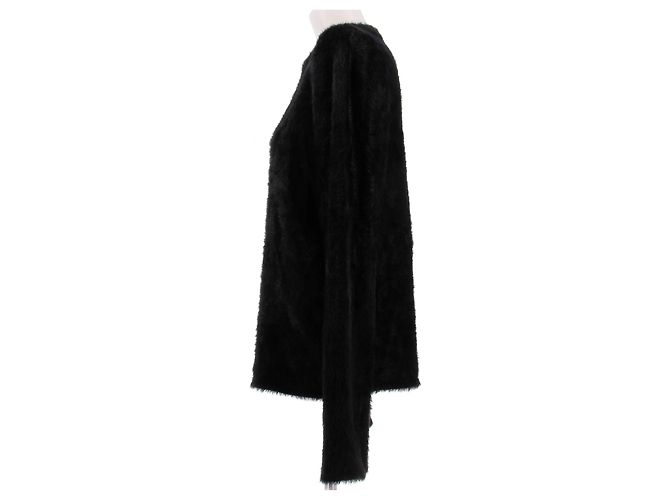 Suéter Courreges de mohair negro - vista 4