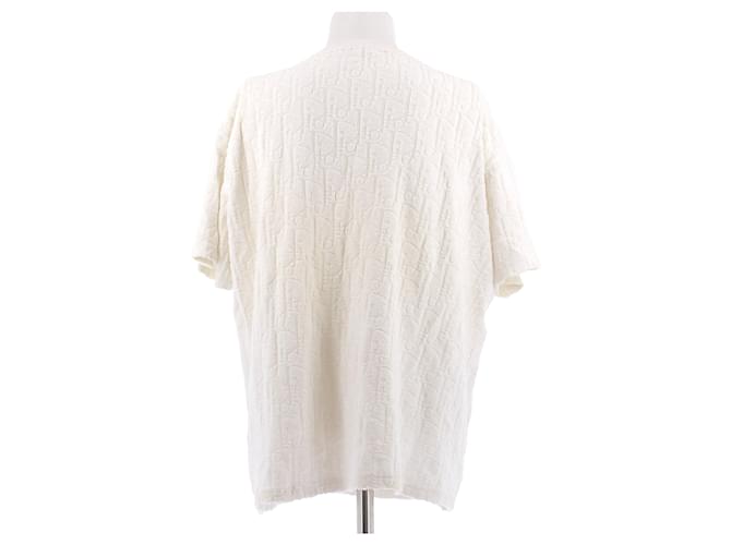 Dior Pull éponge blanc en coton White - view 2