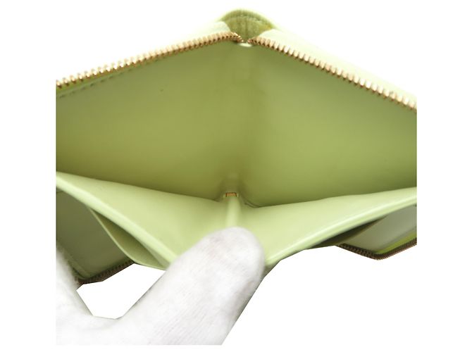 Billetera bifold para mujer Bottega Veneta Verde Amarillo - vista 6