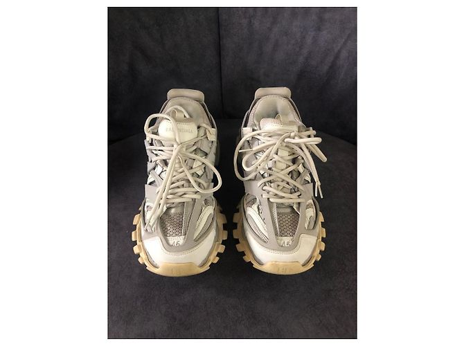 Track Sneakers von Balenciaga Weiß Grau - Ansicht 2