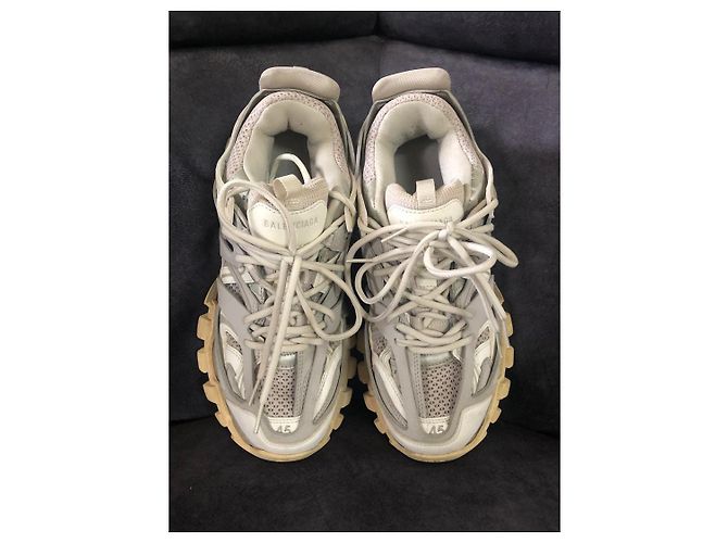 Track Sneakers von Balenciaga Weiß Grau - Ansicht 3