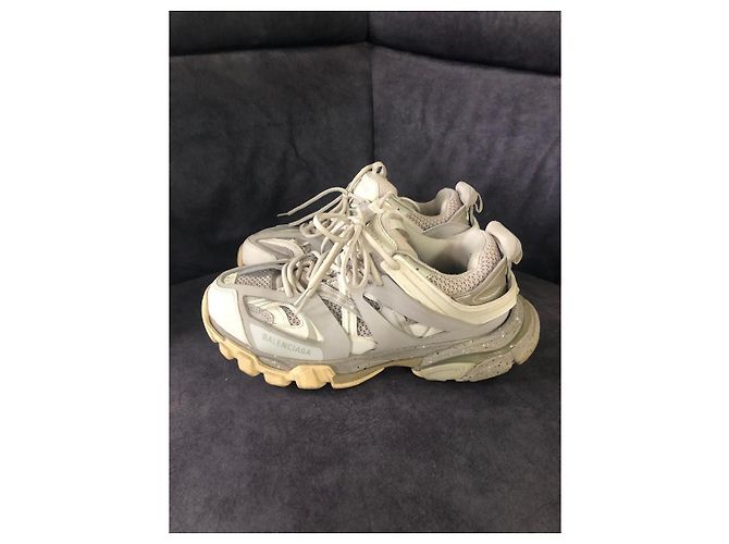 Track Sneakers von Balenciaga Weiß Grau - Ansicht 4