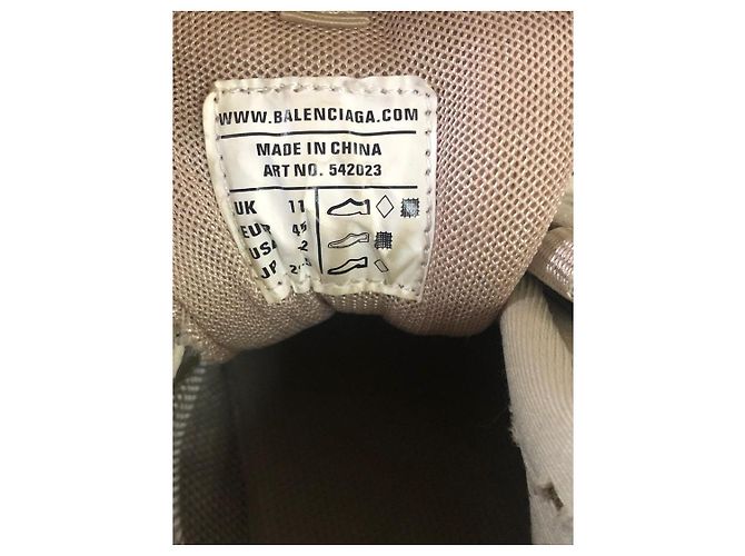 Track Sneakers von Balenciaga Weiß Grau - Ansicht 7