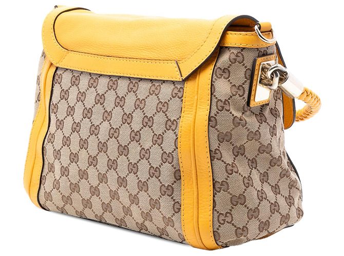 Borsa Bella in tela GG beige di Gucci - vista 2