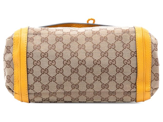 Borsa Bella in tela GG beige di Gucci - vista 3