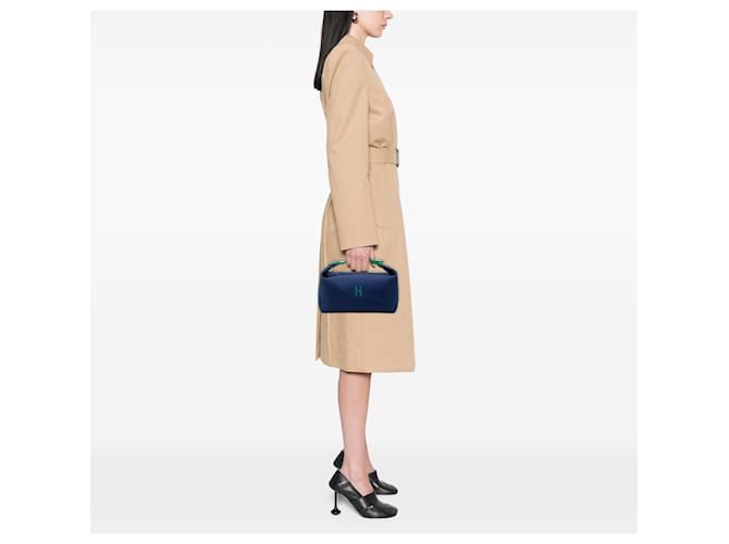 Grande astuccio Bride A Brac blu Hermès Blu scuro - vista 6