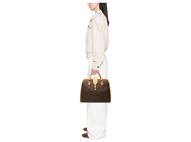 Borsa Rivoli in monogramma marrone Louis Vuitton - vista 7