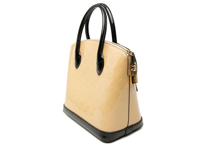 Louis Vuitton Lockit PM Vernis Monogram Beige - vista 2