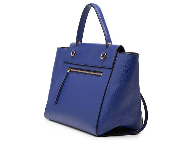 Belt Bag Céline Borsa a tracolla in pelle blu mini Celine - vista 2