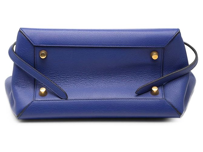 Belt Bag Céline Borsa a tracolla in pelle blu mini Celine - vista 3