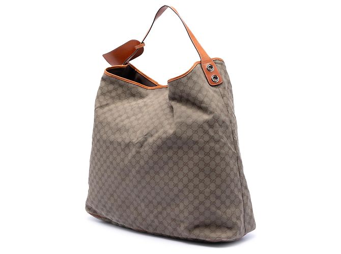 Borsa tote in tela GG beige Gucci - vista 2