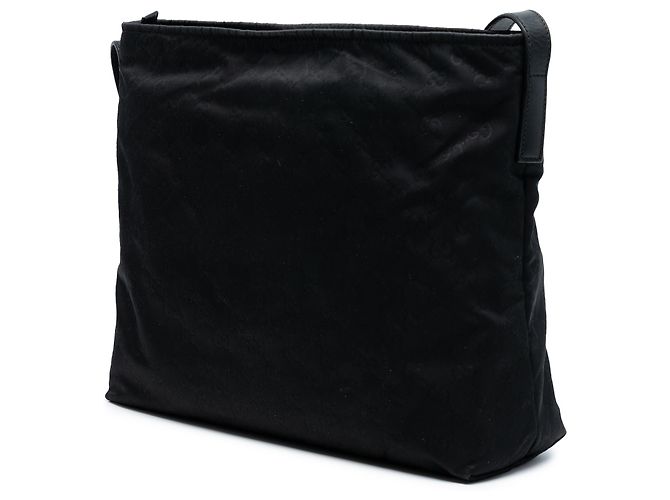 Bandolera de nylon negro GG de Gucci - vista 2