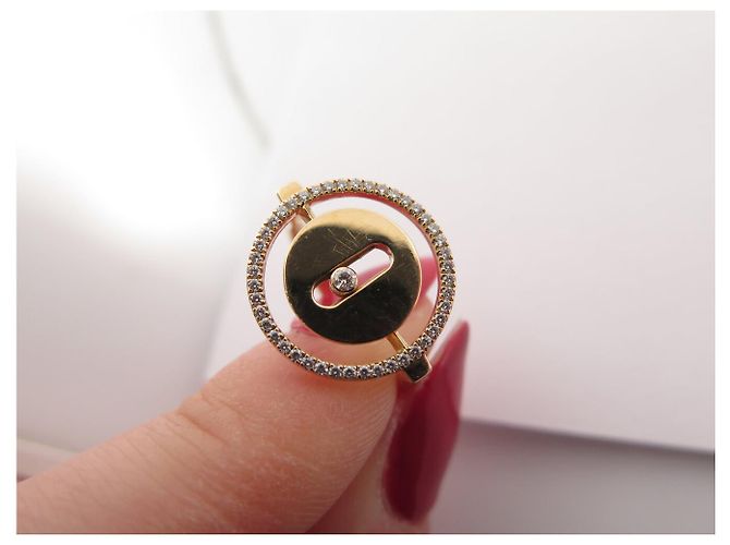 ANILLO MESSIKA LUCKY MOVE PM 07470-YG 49 DIAMANTE 0.3CT EN ORO AMARILLO 18K - vista 16