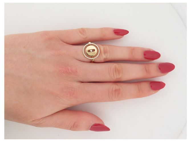 ANILLO MESSIKA LUCKY MOVE PM 07470-YG 49 DIAMANTE 0.3CT EN ORO AMARILLO 18K - vista 7
