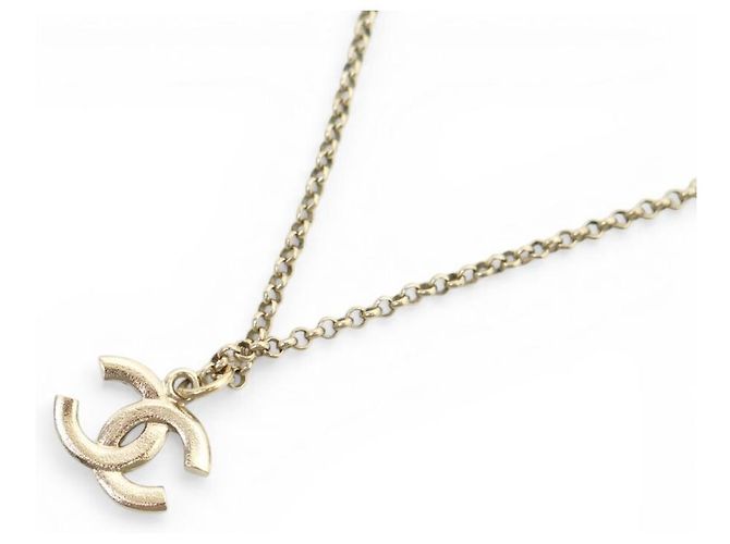NUOVO COLLANA CHANEL LOGO CC STRASS PERLE MULTICOLORI 59,5CM ORO D'oro - vista 4