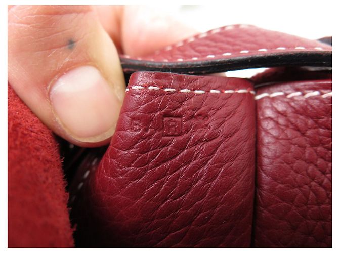 Hermès NUOVA BORSA A MANO HERMES HALZAN 31 PELLE CLEMENCE ROSSA BORSA A SPALLA Rosso - vista 10