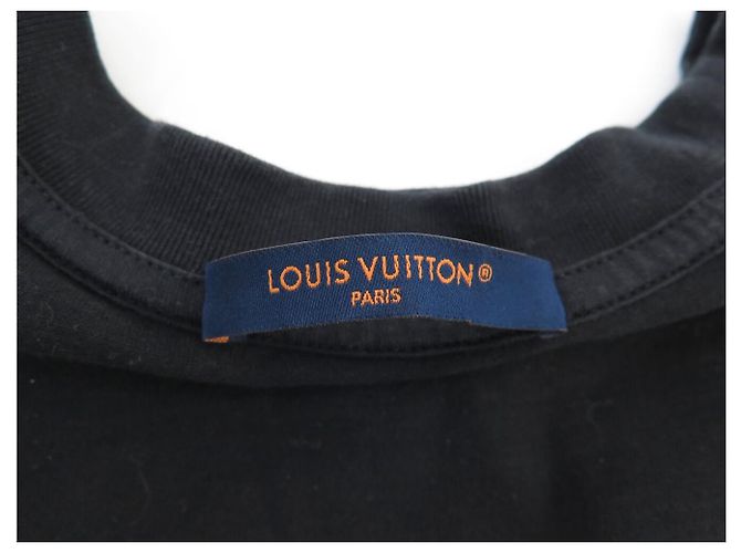 NUOVO TSHIRT LOUIS VUITTON MONOGRAM GRADIENT RM232Q L M 48 IN COTONE NERO TOP - vista 5