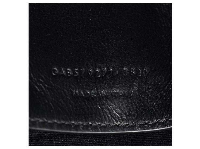 Saint Laurent Handtasche Manhattan Medium aus Lackleder Schwarz - Ansicht 6