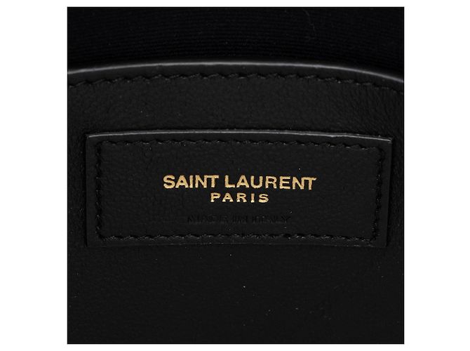 Saint Laurent Handtasche Manhattan Medium aus Lackleder Schwarz - Ansicht 8