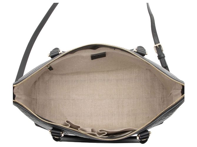 Gucci Microguccissima Leder Joy Medium Zip Tote Schwarz - Ansicht 7