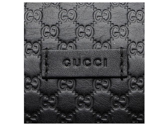 Gucci Microguccissima Leder Joy Medium Zip Tote Schwarz - Ansicht 9