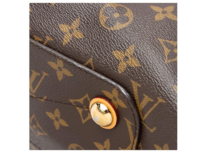 Borsa Olympe in Tela Monogram Louis Vuitton Marrone - vista 10