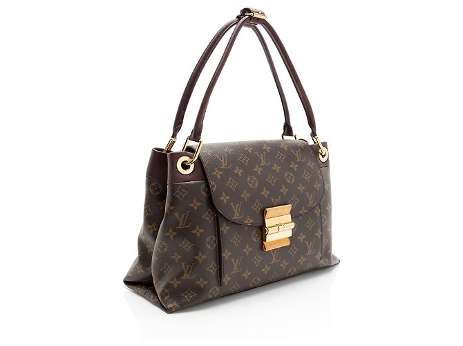 Borsa Olympe in Tela Monogram Louis Vuitton Marrone - vista 2