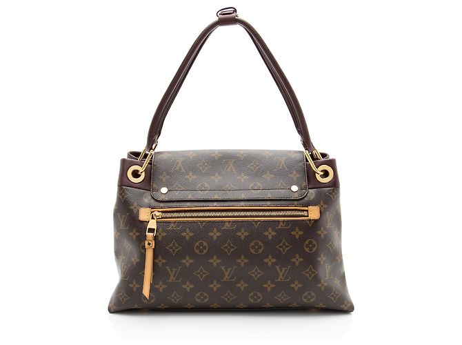 Borsa Olympe in Tela Monogram Louis Vuitton Marrone - vista 3