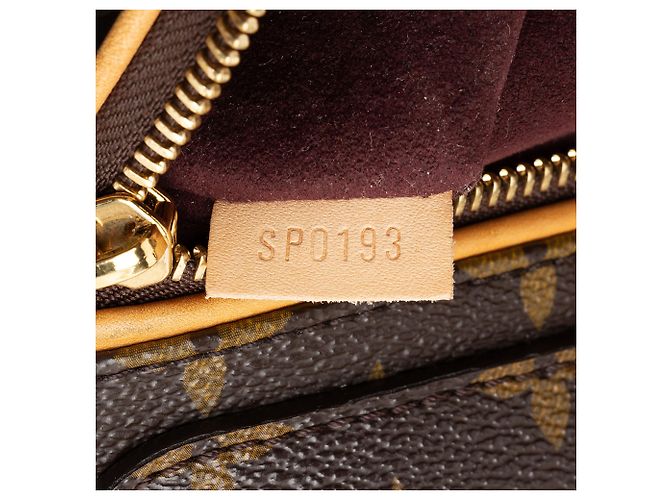 Borsa Olympe in Tela Monogram Louis Vuitton Marrone - vista 6