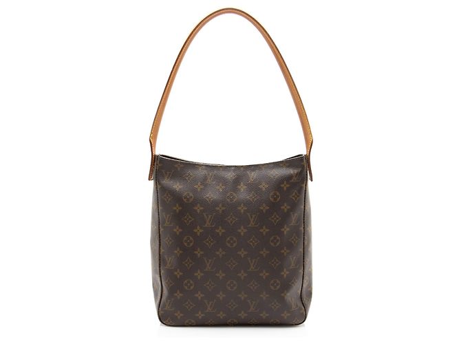 Louis Vuitton Vintage Monogramm Canvas Looping GM Schultertasche Braun - Ansicht 3
