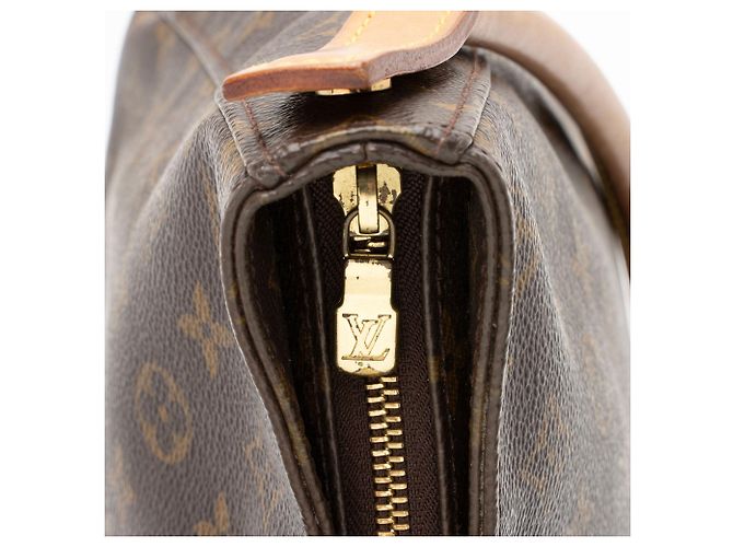 Louis Vuitton Vintage Monogramm Canvas Looping GM Schultertasche Braun - Ansicht 9
