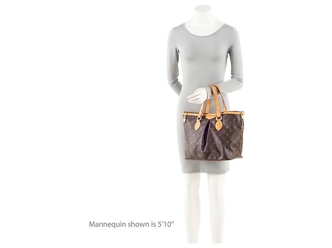 Palermo PM Tote aus Monogramm-Canvas von Louis Vuitton Braun - Ansicht 5