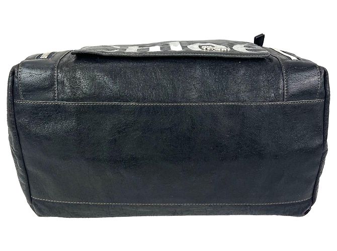 Chloé Schwarze Leder-Tote mit Eclipse-Logo von Chloe  EBAY LIVE - Ansicht 4