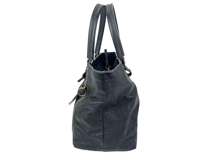 Chloé Schwarze Leder-Tote mit Eclipse-Logo von Chloe  EBAY LIVE - Ansicht 5